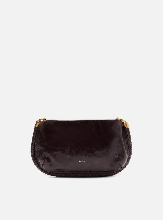 Bolsa Tiracolo Marrom Couro Worn Média