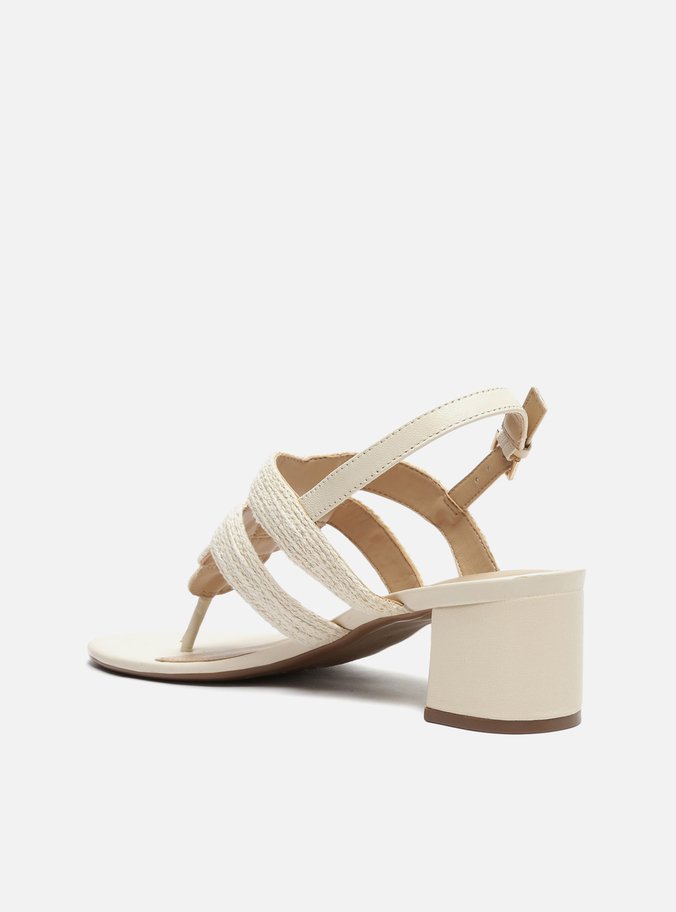 Sandália Off-White Bloco Bordada