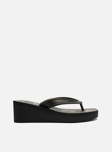 Chinelo de Dedo Preto Plataforma Bold Brizza