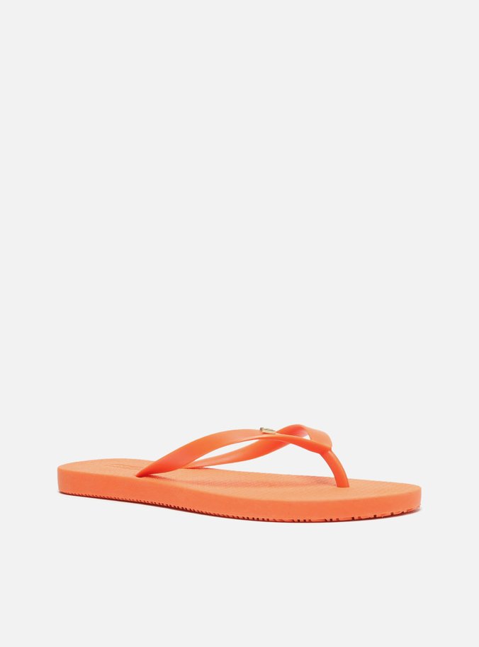 Chinelo de Dedo Injetado Laranja Brizza