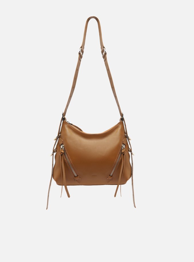 Bolsa Tiracolo Marrom Couro Pequena Alicia