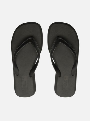 Chinelo de Dedo Preto Tira Sport