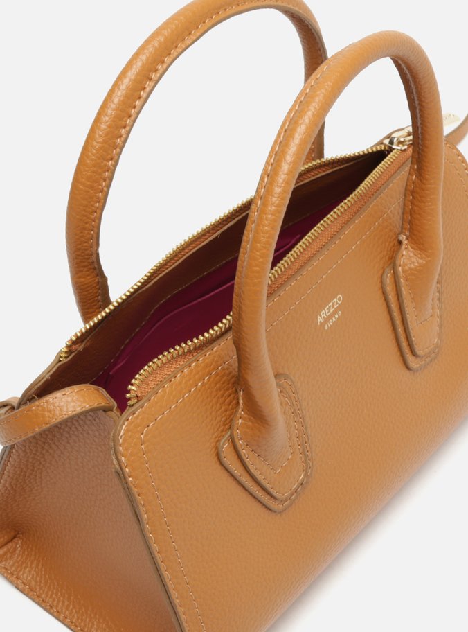 Bolsa Tiracolo Marrom Média