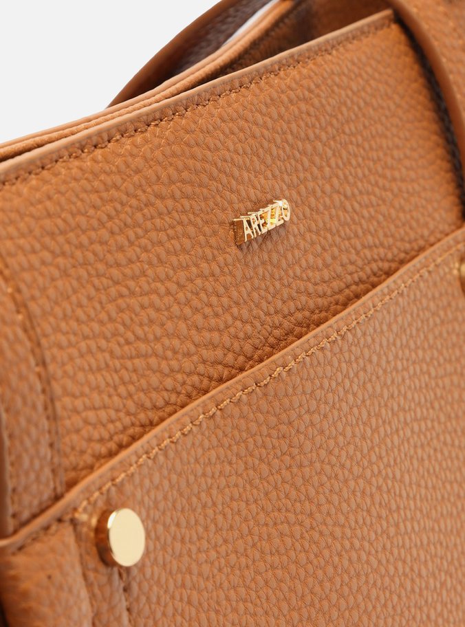 Bolsa Shopping Marrom Média