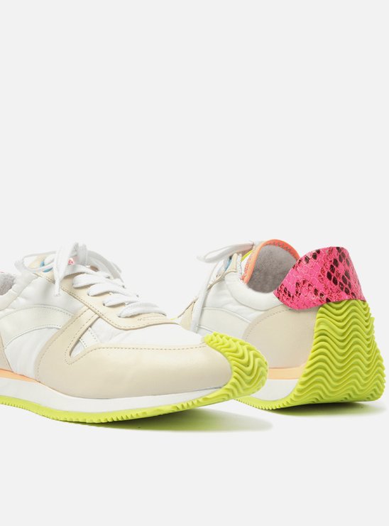 Tênis Colorido Multimaterial Sport