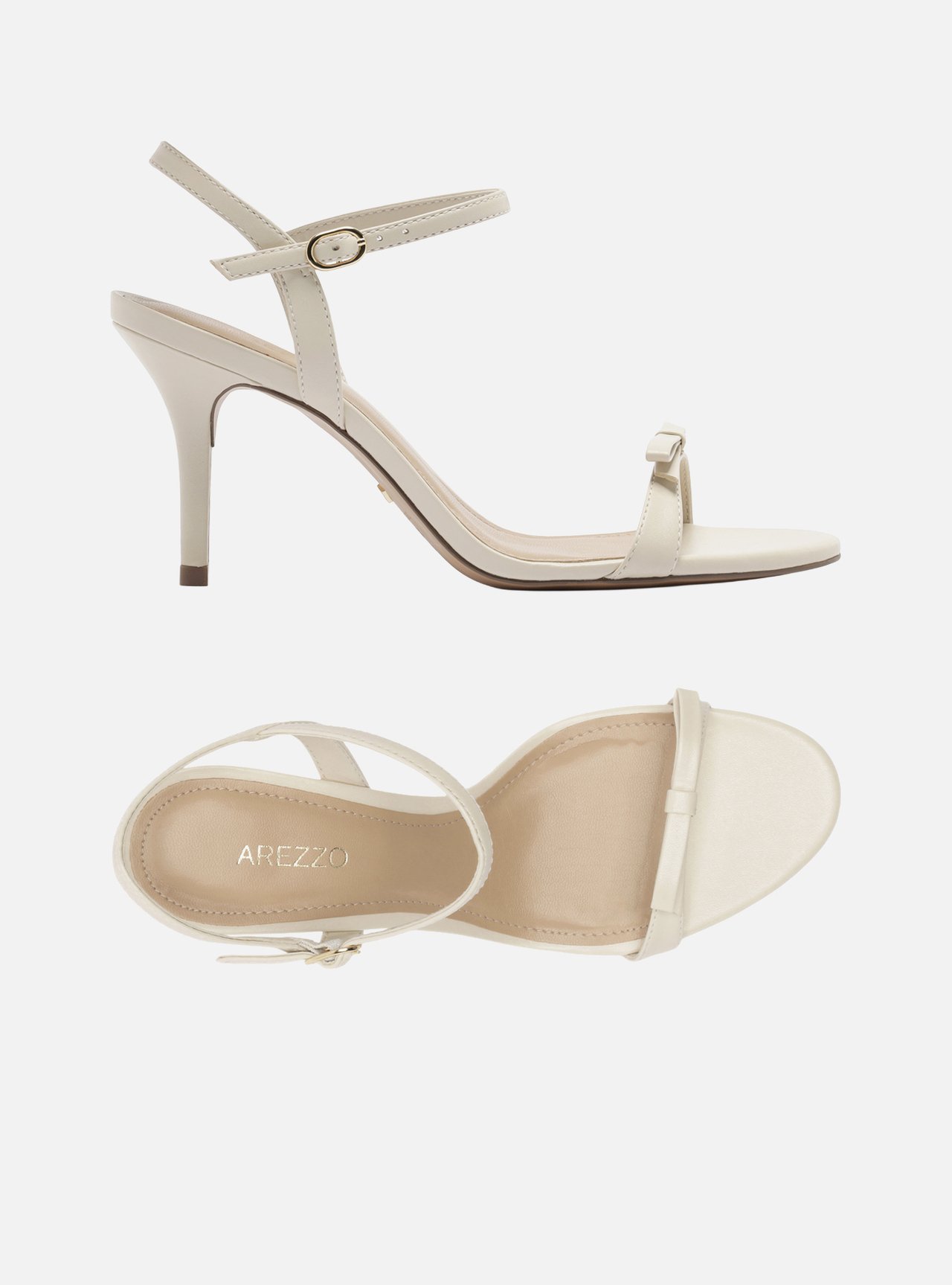 Sandália Off-White Salto Fino Laço — foto 6