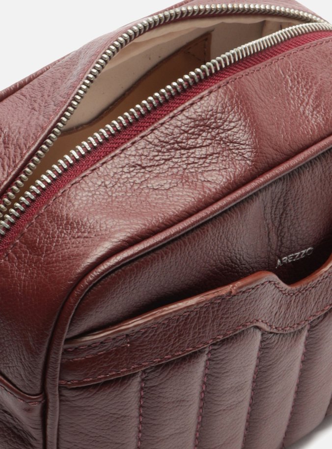 Bolsa Tiracolo Vermelha Couro Francine Pequena