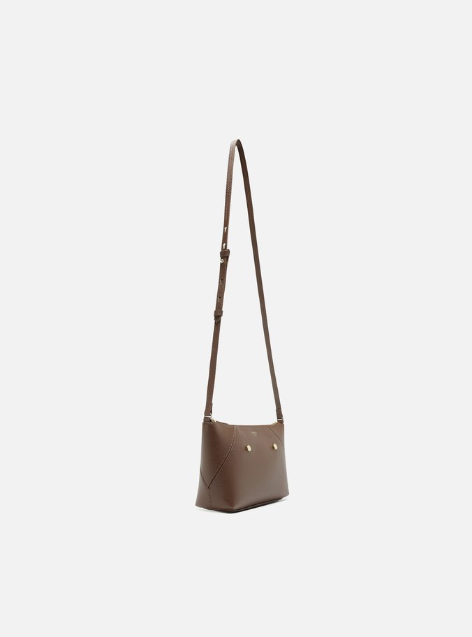 Bolsa Tiracolo Pequena Marrom