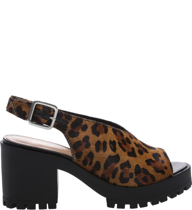 Sandal Boot Leopardo Tratorada Caramelo