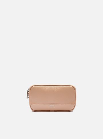 Bolsa Tiracolo Bege Pequena Corrente Basic