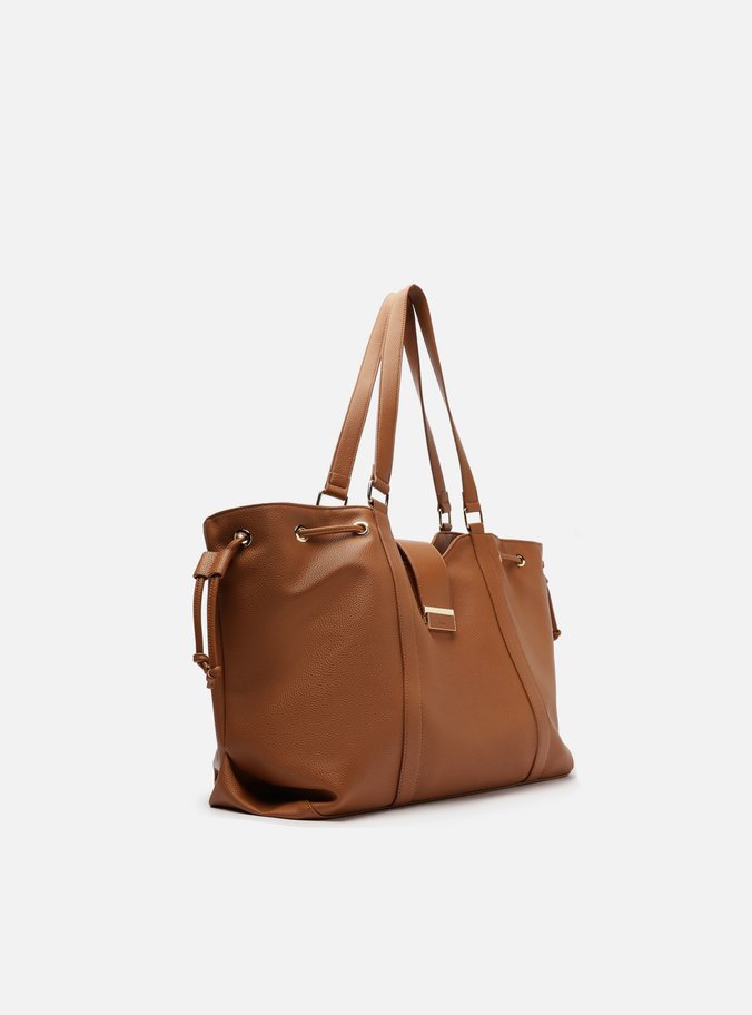 Bolsa Shopping Marrom Grande