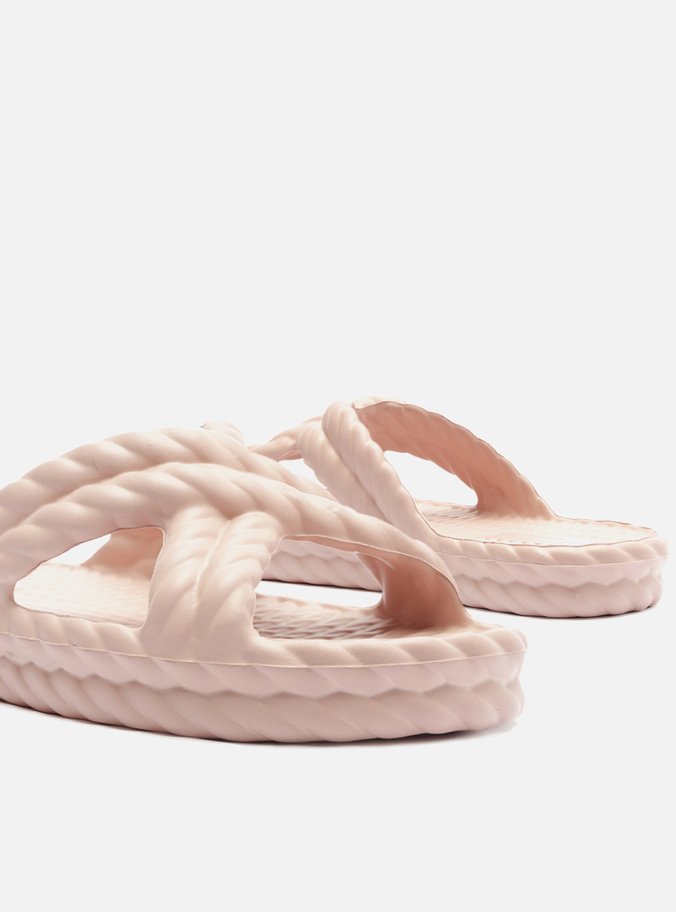 Sandália Rasteira Rosa Marrocos Brizza