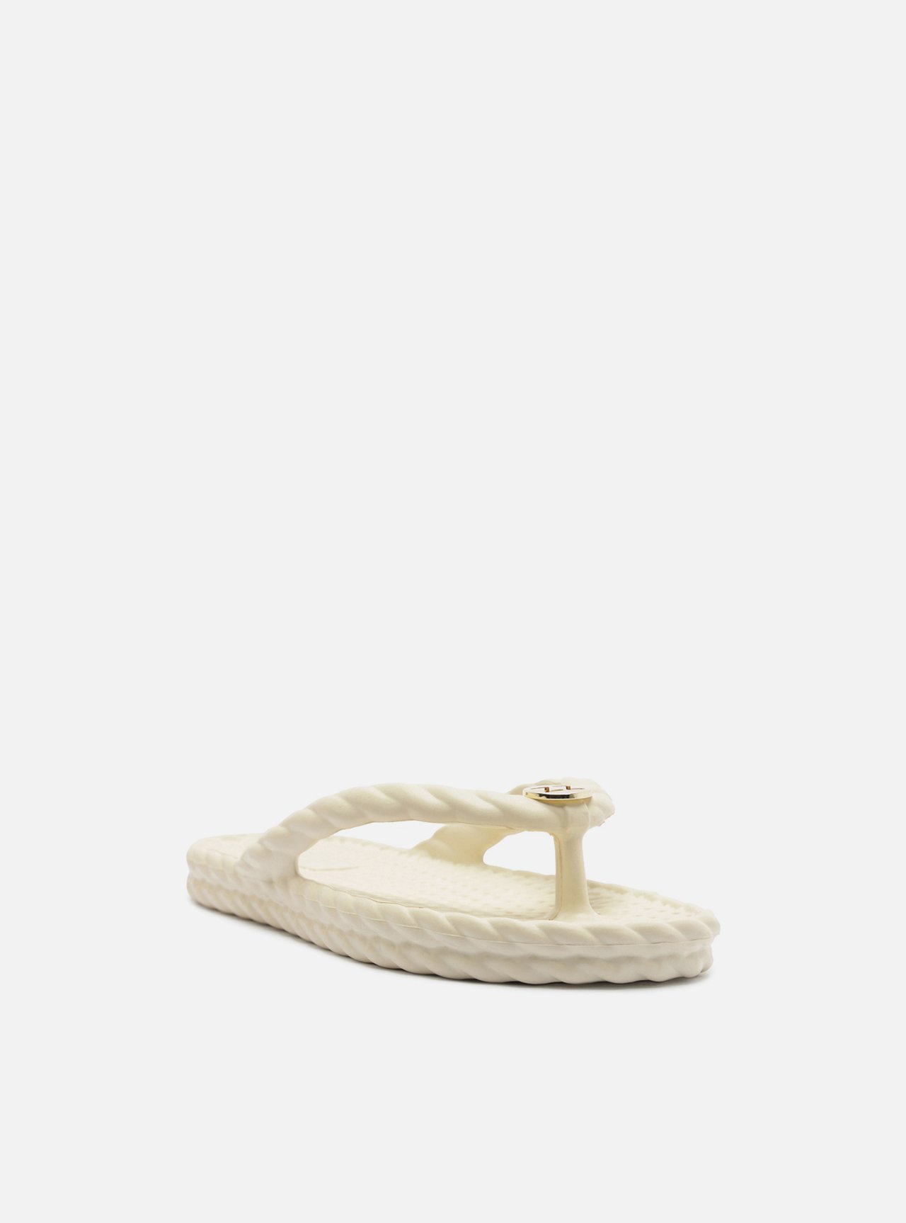Chinelo de Dedo Off White Trança Brizza — foto 2