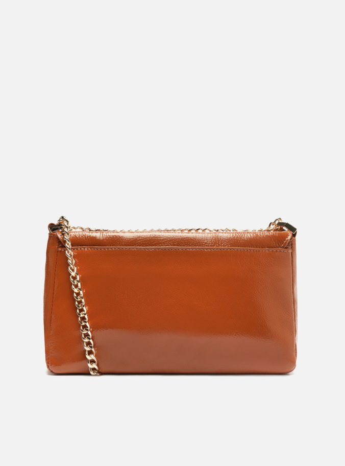 Bolsa Tiracolo Marrom Couro Média Gisele Corrente