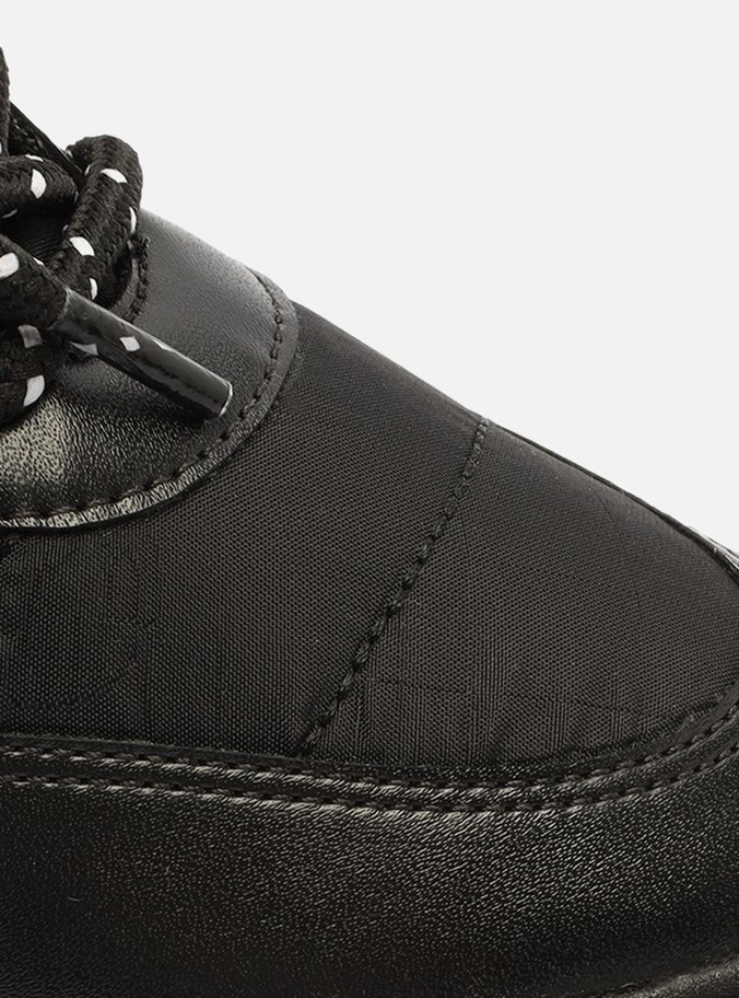 Bota Infantil Preta Nylon Tratorada