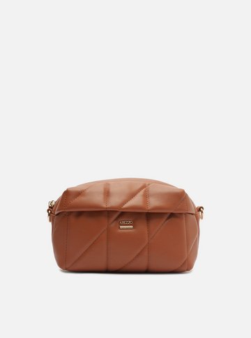 Bolsa Tiracolo Marrom Média