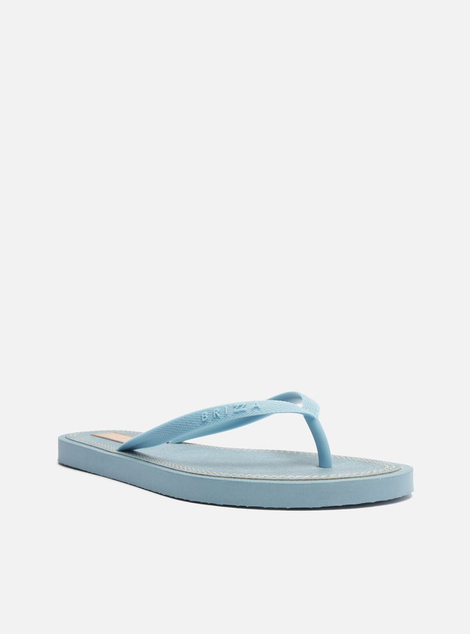 Chinelo de Dedo Azul Tiras Finas Jeans