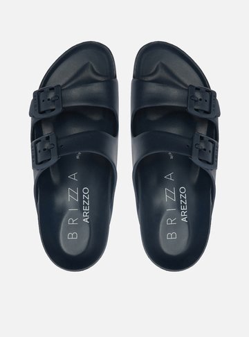 Slide Azul Tiras Sol Brizza