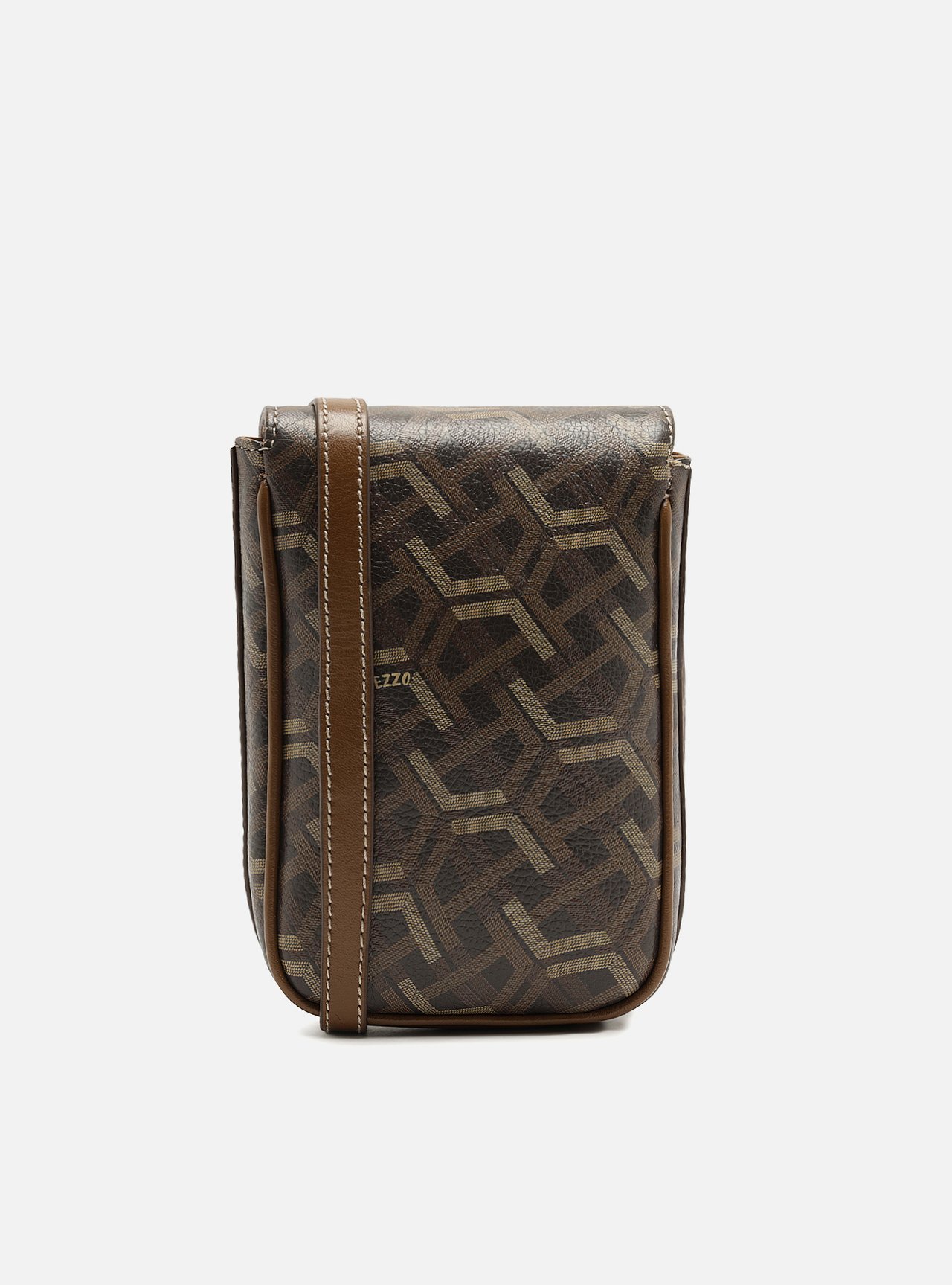 Bolsa Porta Celular Multineutra Couro Pequena Monograma — foto 3