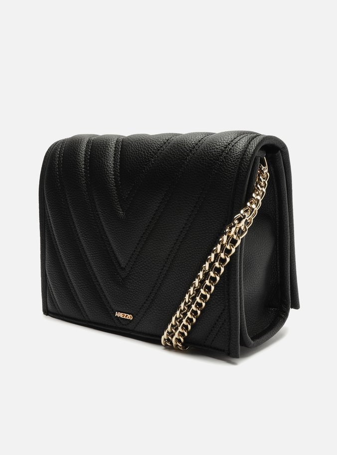Bolsa Tiracolo Preta Pequena Matelassê