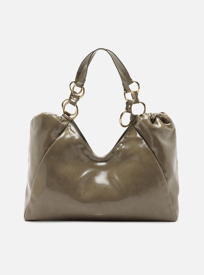 Bolsa Shopping Verde Grande Argolas