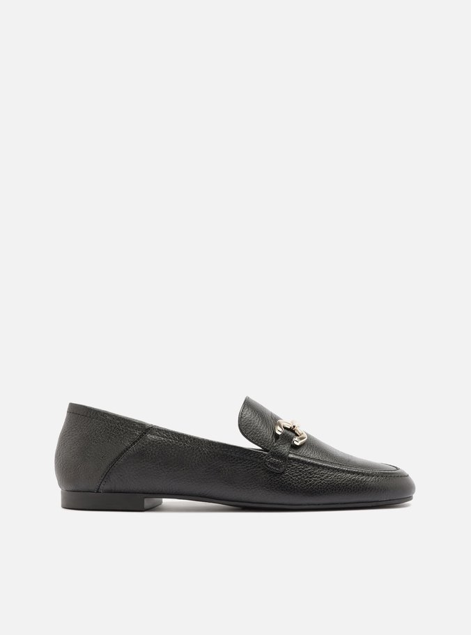 Mocassim Preto Couro Luma