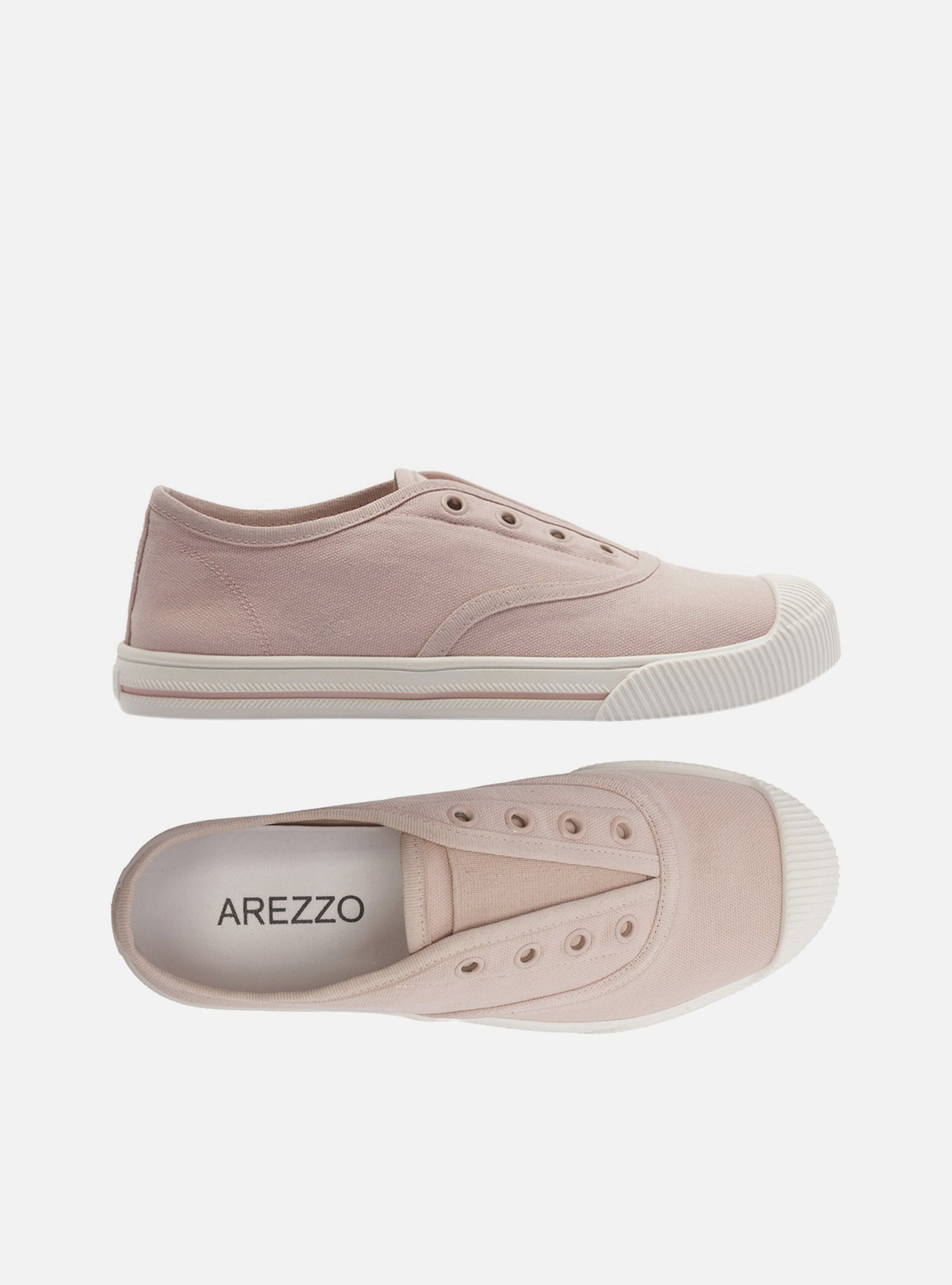 Tênis Slip On Rosa Lona Elástico — foto 5