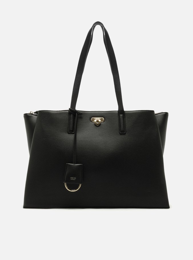 Bolsa Shopping Preta Grande Bag Charm