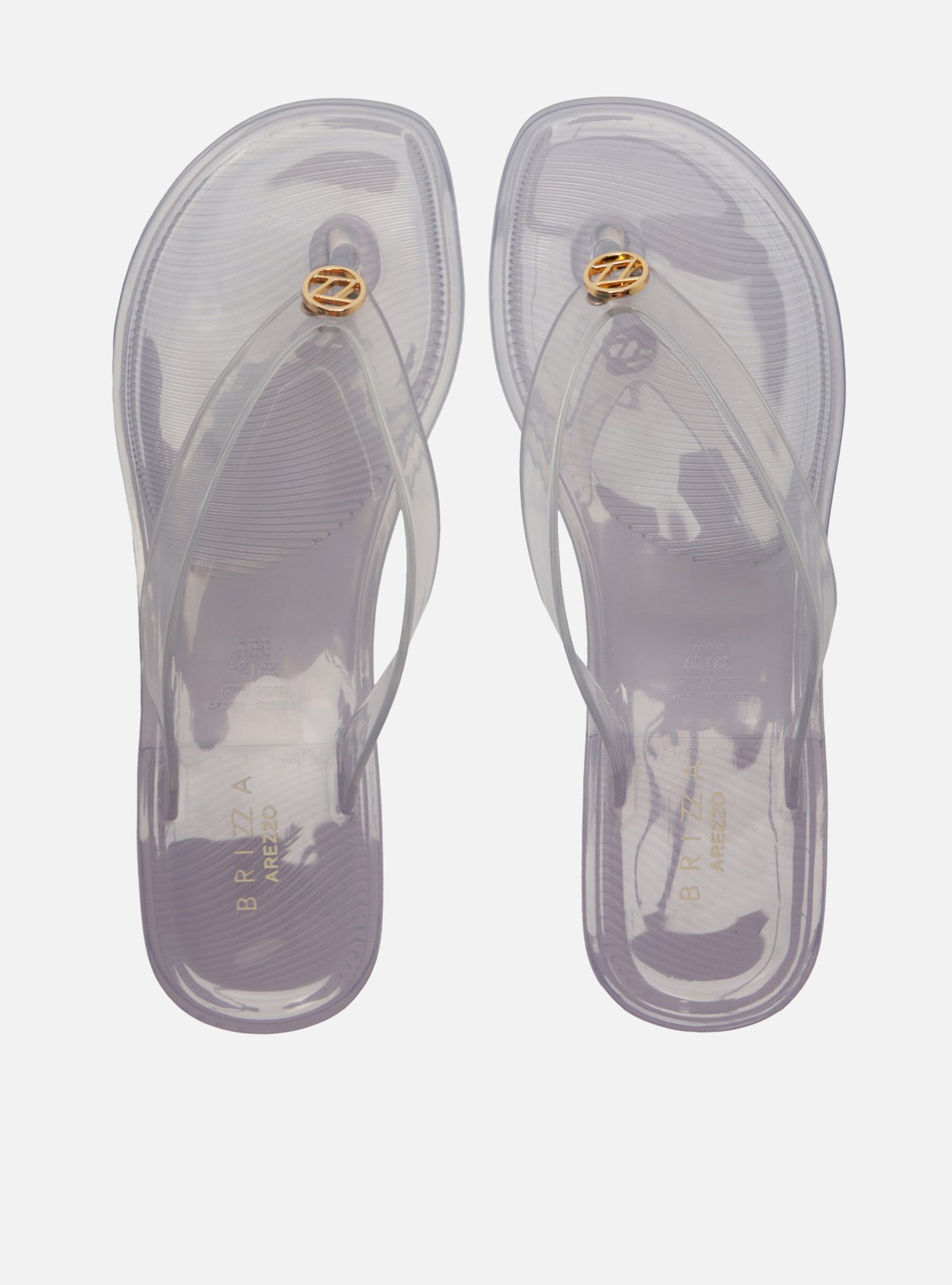 Chinelo de Dedo Transparente — foto 1
