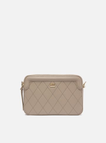 Bolsa Tiracolo Cinza Média