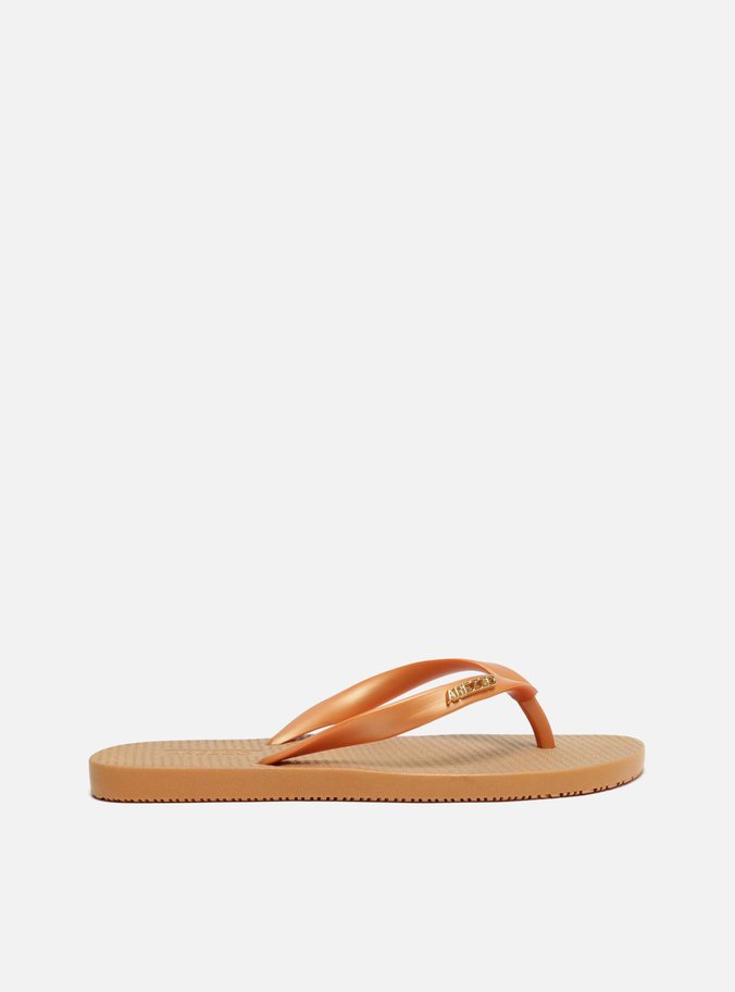 Chinelo de Dedo Laranja Brizza