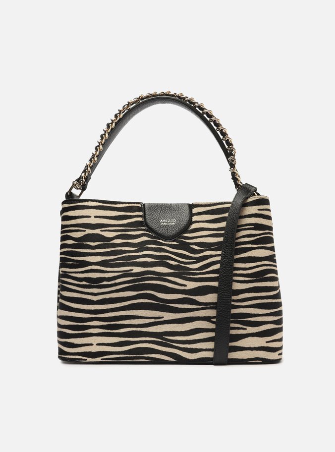 Bolsa Satchel Zebra Couro Helena Grande | Arezzo