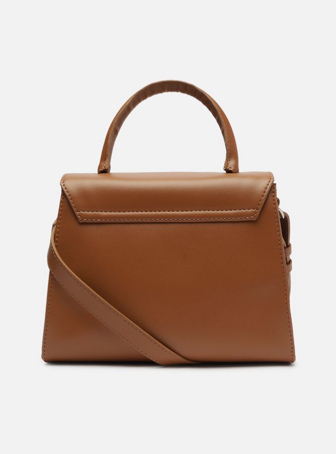 Bolsa Satchel Marrom Iara Média Giorno