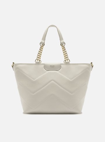 Arezzo — Bolsa Tote Branca Grande Corrente