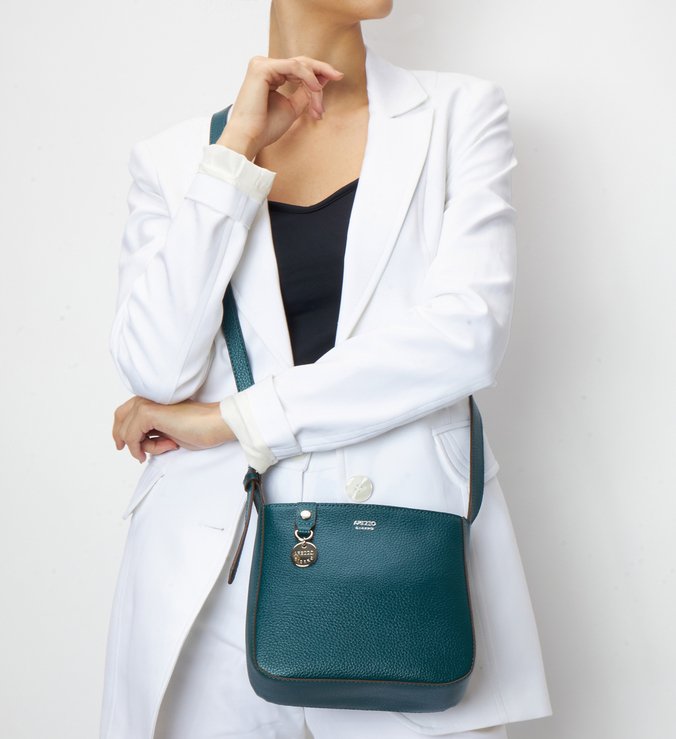 Bolsa Tiracolo Verde Amanda Pequena