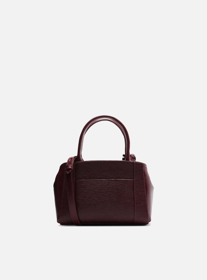 Bolsa Tote Vermelha Couro Bella Pequena