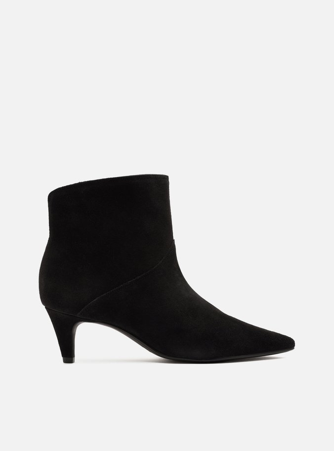 Bota Preta Camurcina Cano Curto Salto Fino