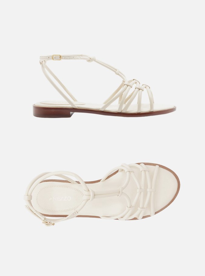 Sandália Rasteira Off-White