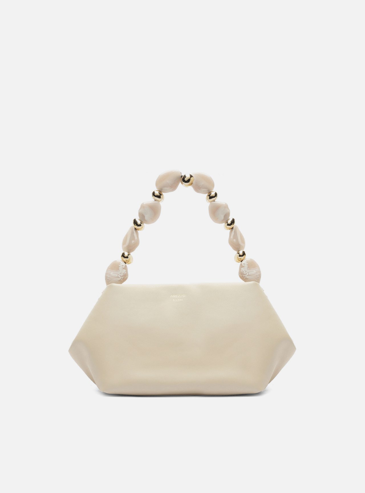 Bolsa Tote Off White Média Alça Pedras — foto 1