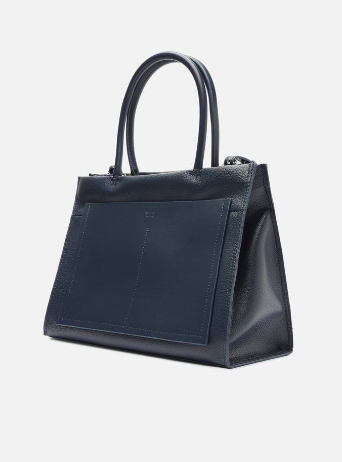 Bolsa Shopping Azul Grande Bolso Recorte