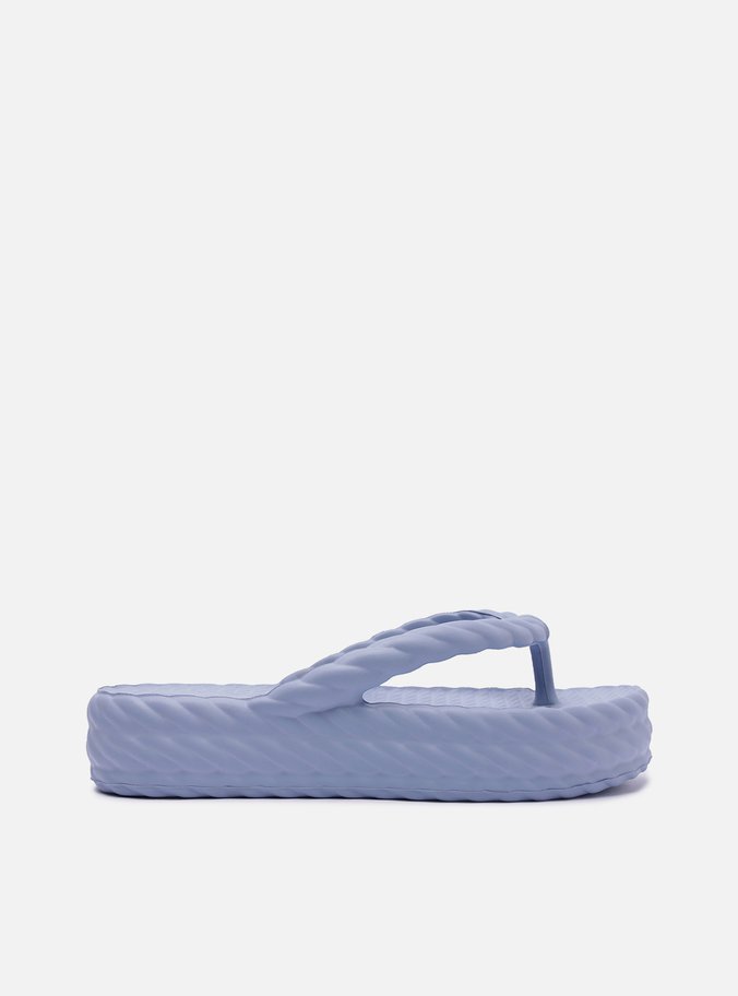Sandália Azul Flatform Marrocos Mid