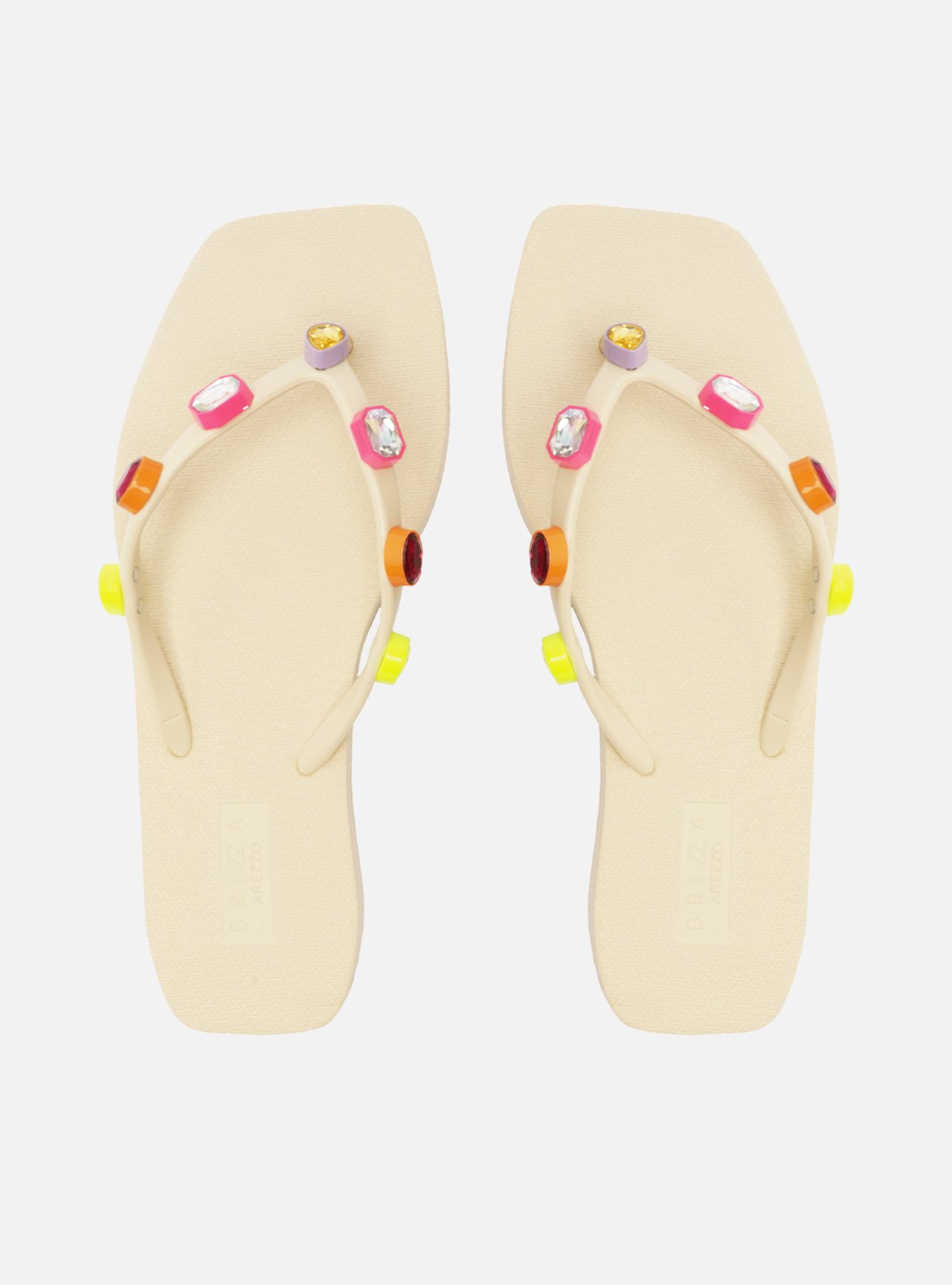 Chinelo de Dedo Off-White Square Diamond — foto 1