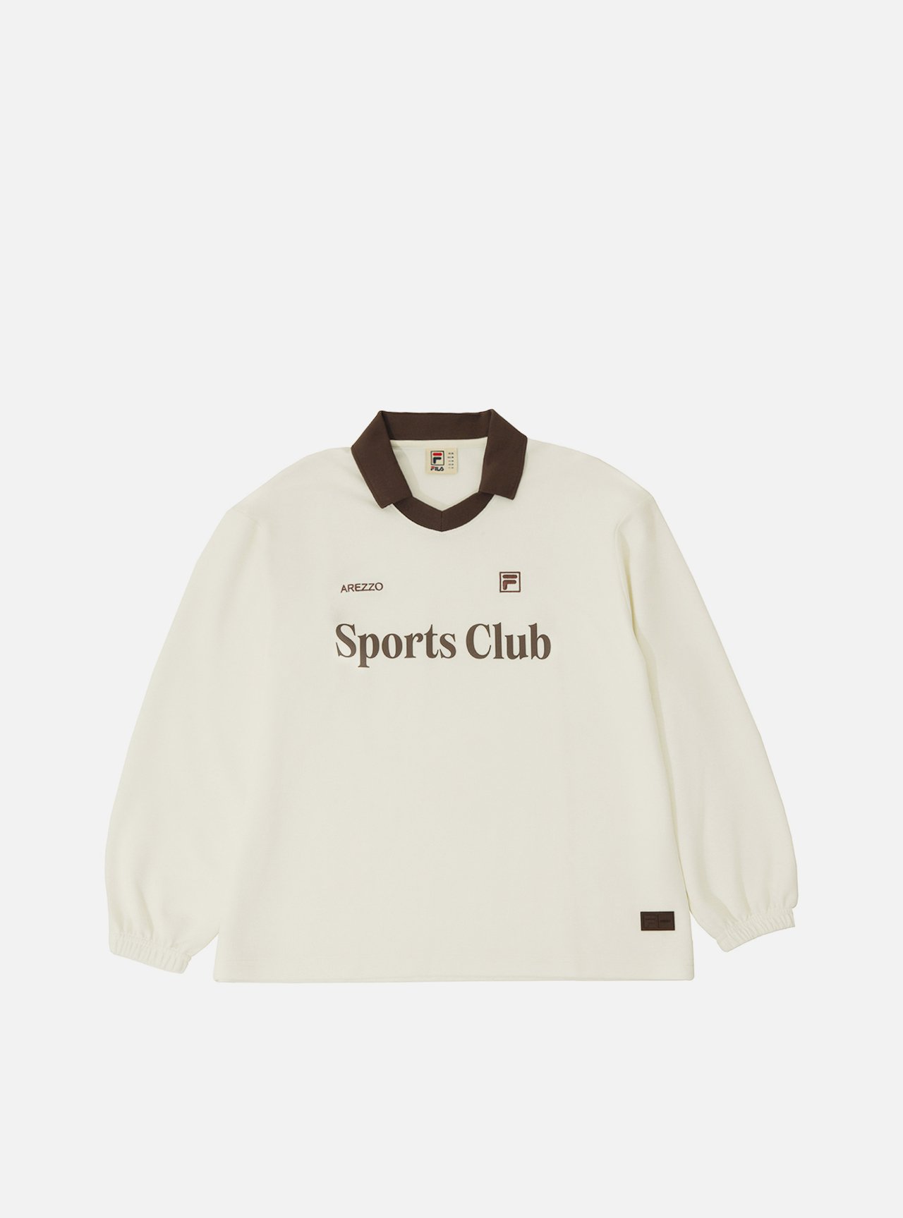 Blusa Manga Longa Branca Estampa Sports Club — foto 1