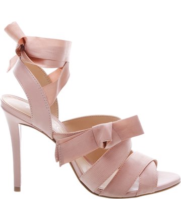 Sandália Lace-up Fitas Feminino Rose Blush