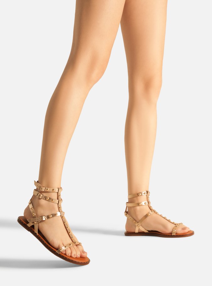 Sandália Rasteira Couro Rasteirinha Arezzo PromoÃ§Ã£o Arezzo