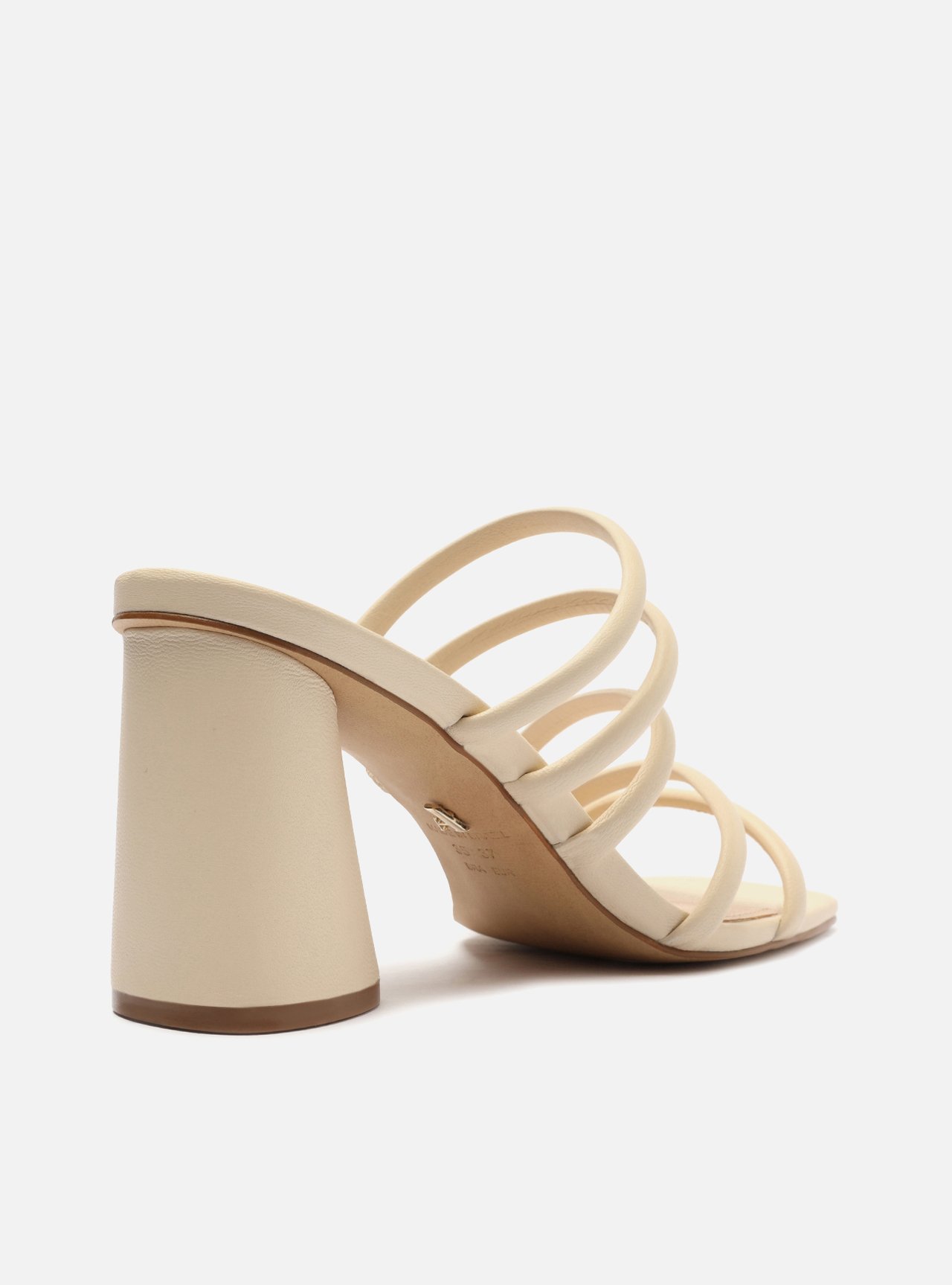 Sandália Off-White Salto Bloco Tiras Multi — foto 3