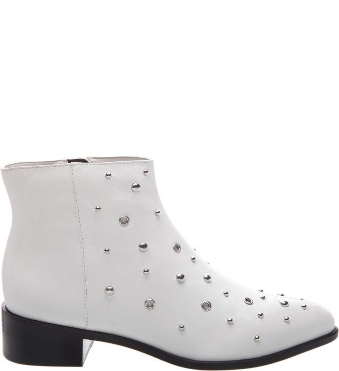 Ankle Boot Metais  Bianco