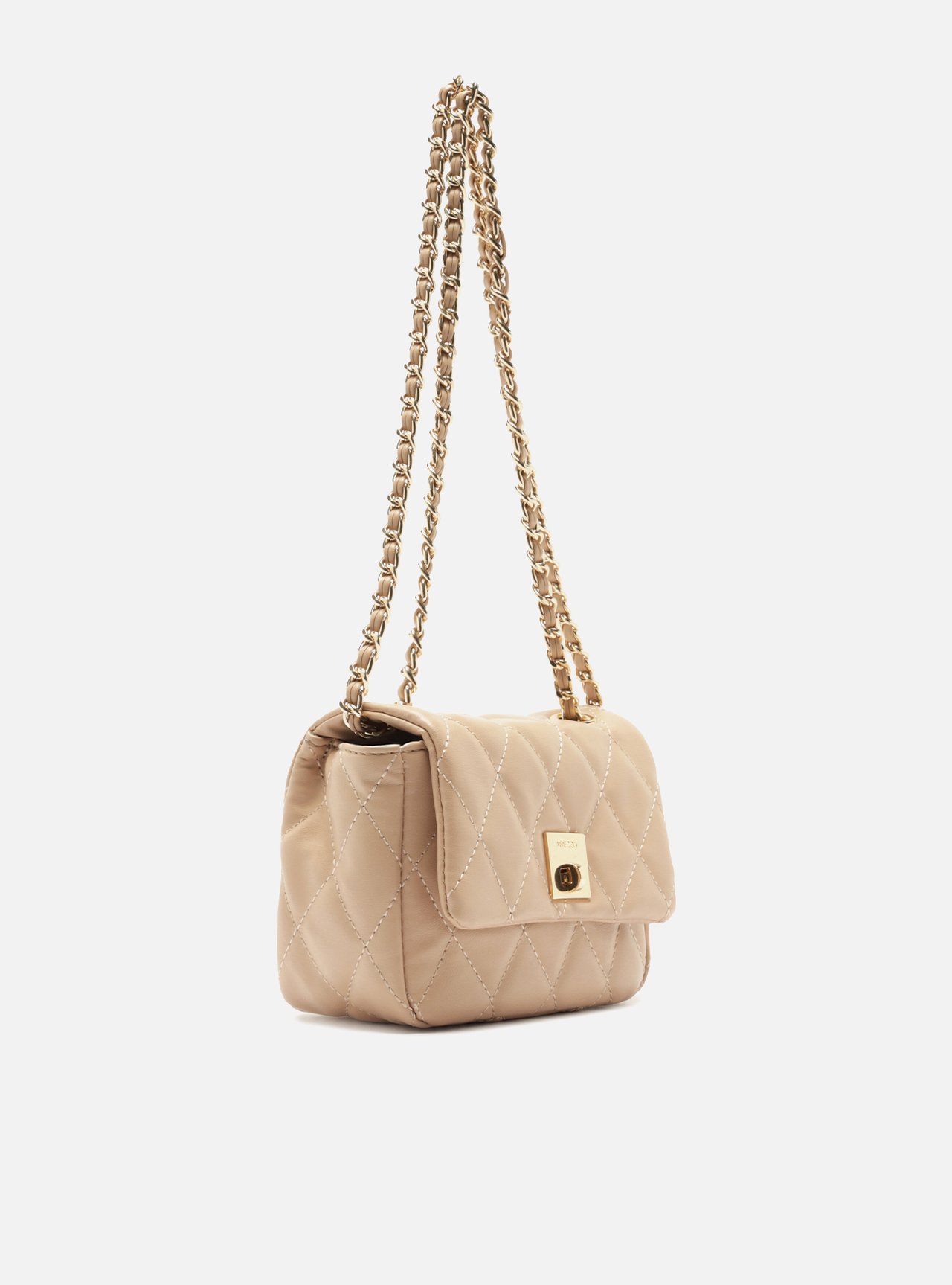 Bolsa Tiracolo Nude Pequena Matelassê — foto 5