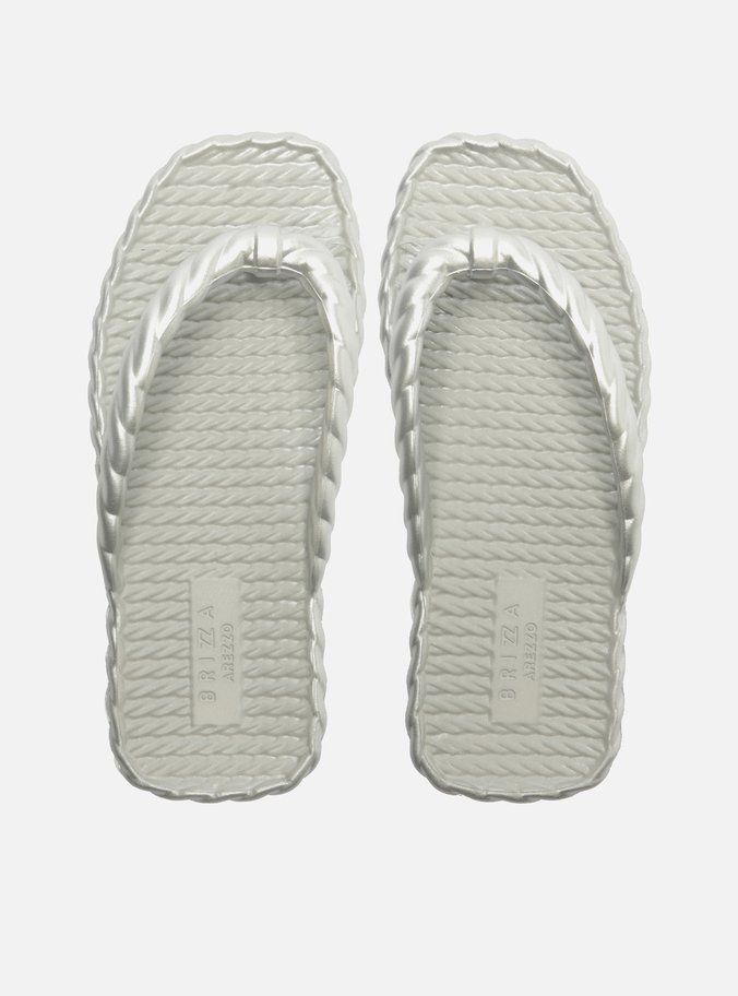 Chinelo de Dedo Prata Marrocos Brizza