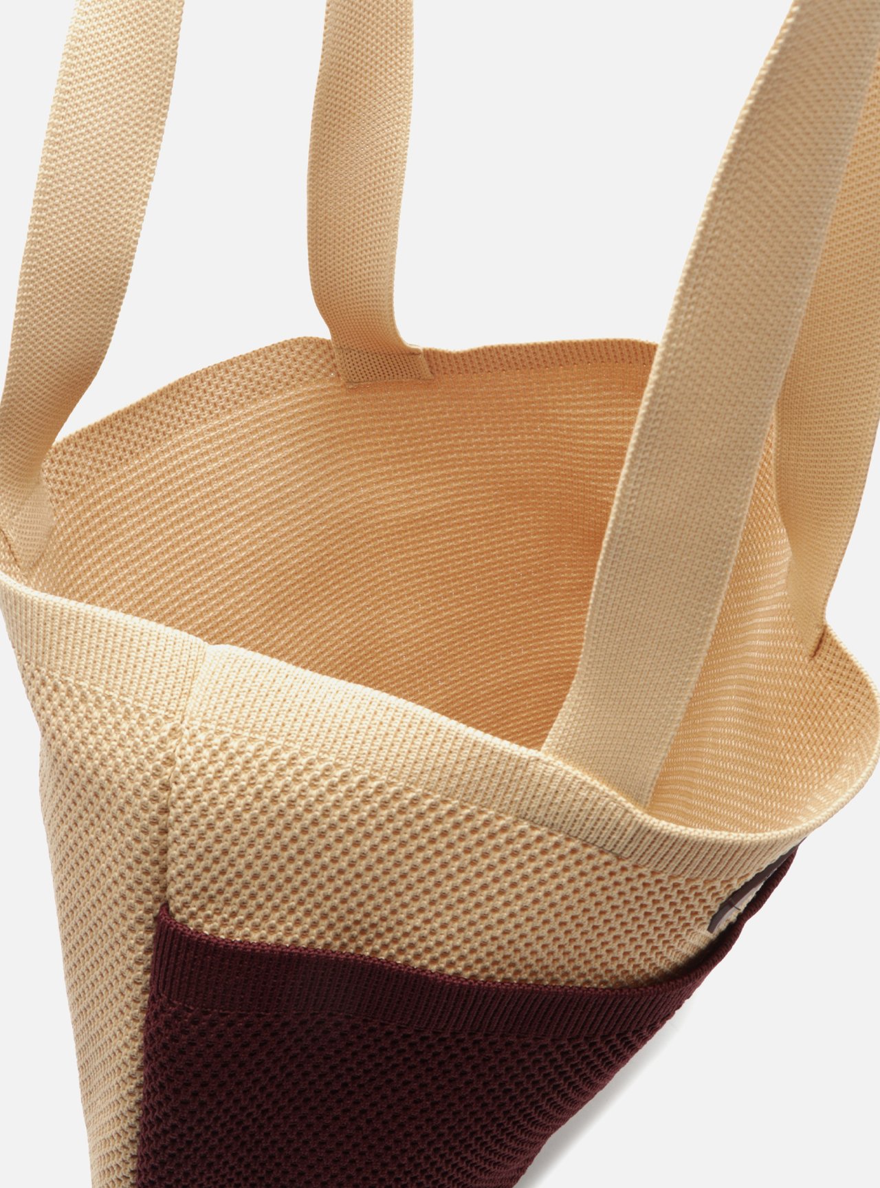 Bolsa Shopping Vermelha Knit Grande Metais Brizza — foto 4